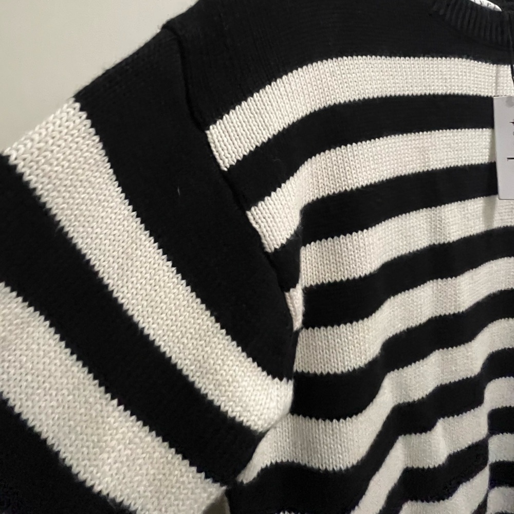 Velvet Lex cotton cashmere striped sweater NWT new size XS - Picture 12 of 16